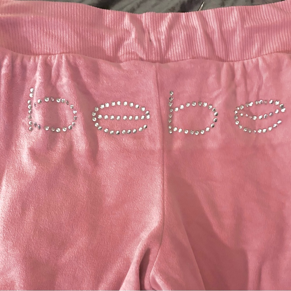 Authentic Barbie Pink Bebe Sweatsuit - Picture 6 of 11